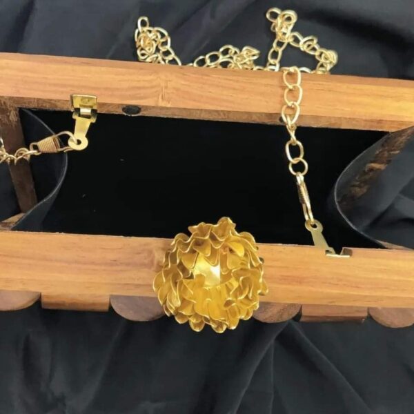 Acacia Wooden Clutch Purse (2)